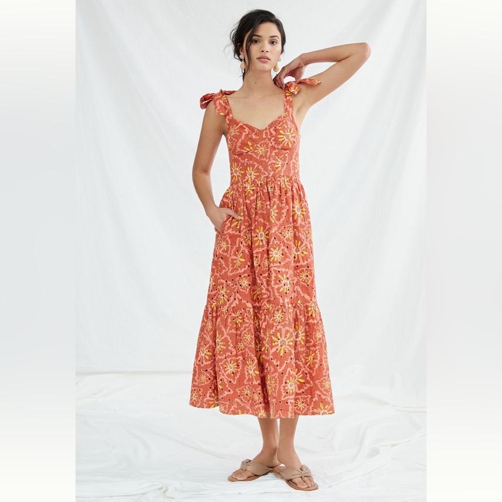 Atelier 1756 Amber Eyelet MIDI Dress
